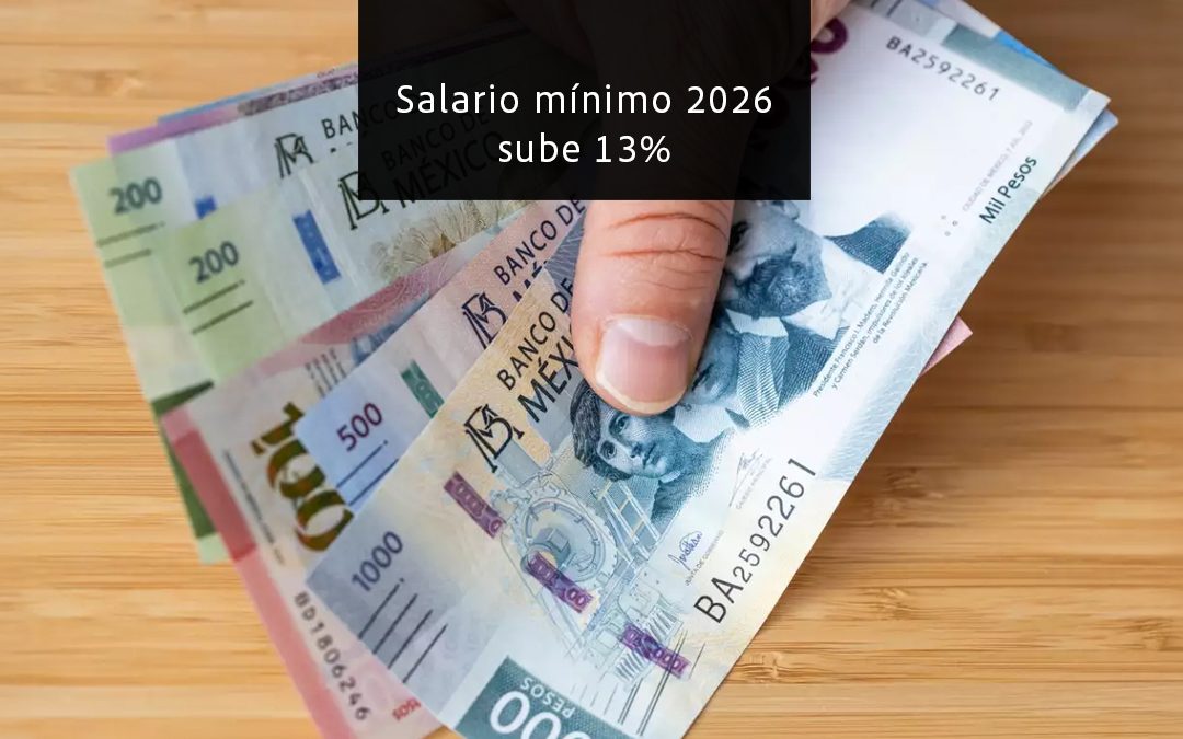  Salario mínimo 2026 aumenta 13%: impacto real en empresas y trabajadores
